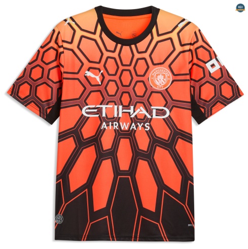 Max Maillot Manchester City Gardien de but Orange 2026/27 Grossiste
