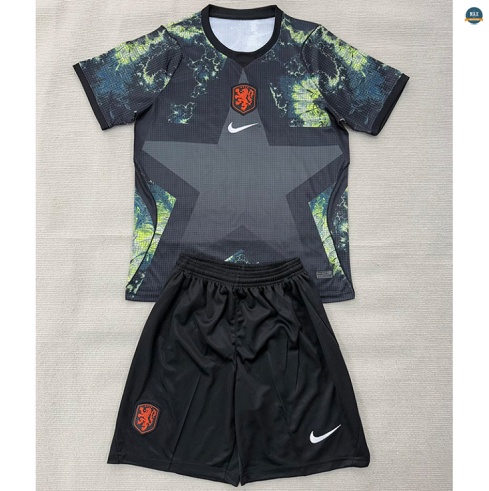 Max Maillot Países Bajos Enfant Gardien de but noir 2026/27 Grossiste