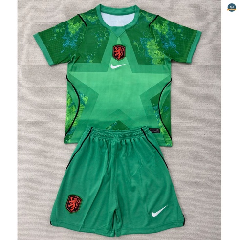 Max Maillot Foot Países Bajos Enfant Gardien de but vert 2026/27 Mode‎