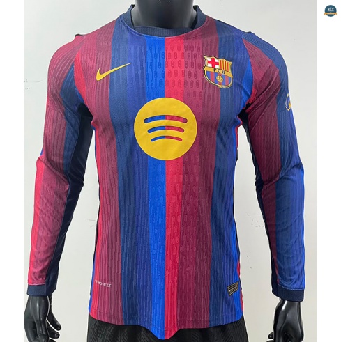 Max Maillot Foot Player Version 2026/27 Barcelona Domicile Manche Longue Mode‎