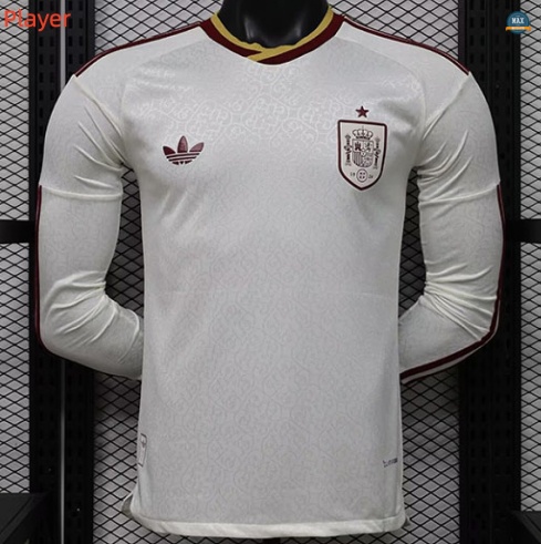 Max Maillot Espagne Player Exterieur Manche Longue 2026/27