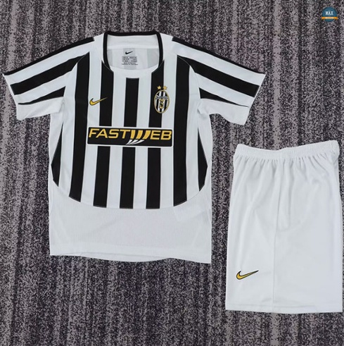 Max Maillot Retro 2003-04 Juventus Enfant Domicile