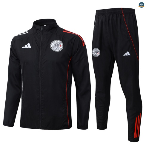 Maxmaillot:Coupe vent AFC Ajax 2026/27 Noir