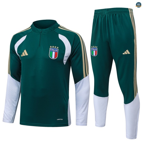 Maxmaillot:Survetement foot Italie 2026/27 vert noirâtre