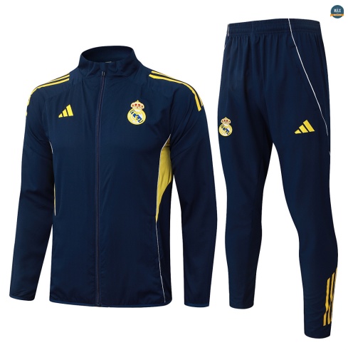 Maxmaillot:Coupe vent Real Madrid 2026/27 Bleu Marine