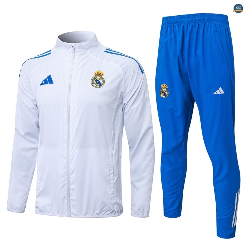 Maxmaillot:Coupe vent Real Madrid 2026/27 Blanc