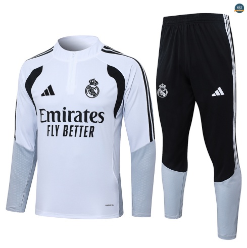 Maxmaillot:Survetement foot Real Madrid 2026/27 Blanc