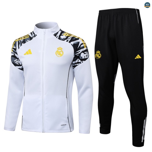 Maxmaillot:Veste Survetement foot Real Madrid 2026/27 Blanc