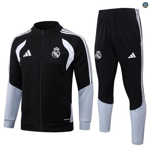 Maxmaillot:Veste Survetement foot Real Madrid 2026/27 Noir
