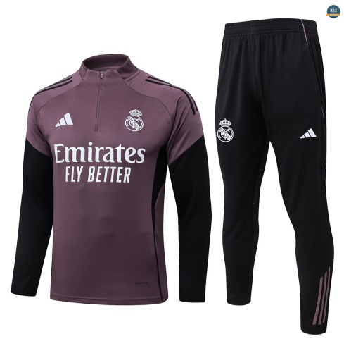 Maxmaillot:Survetement foot Real Madrid 2026/27 Gris/Violet