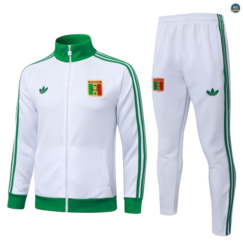 Maxmaillot:Veste Survetement foot Sénégal 2026/27 Blanc
