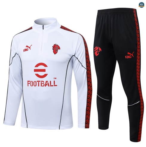 Maxmaillot:Survetement Enfant foot AC Milan 2026/27 Blanc