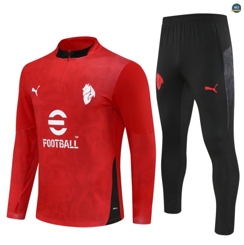 Maxmaillot:Survetement Enfant foot AC Milan 2026/27 Rouge