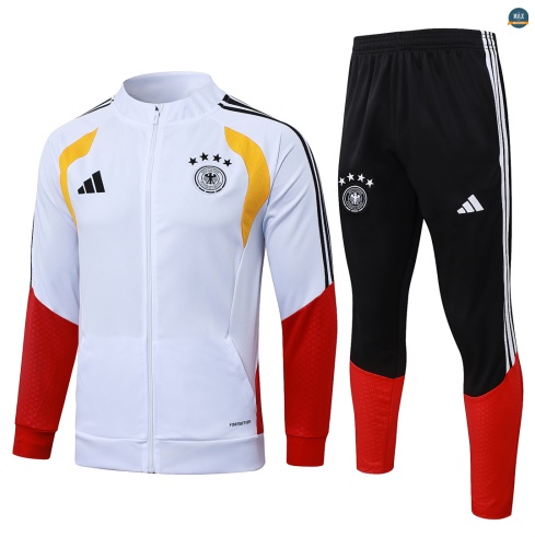 Maxmaillot:Veste Survetement Enfant foot Allemagne 2026/27 Blanc