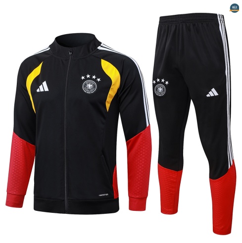 Maxmaillot:Veste Survetement Enfant foot Allemagne 2026/27 Noir