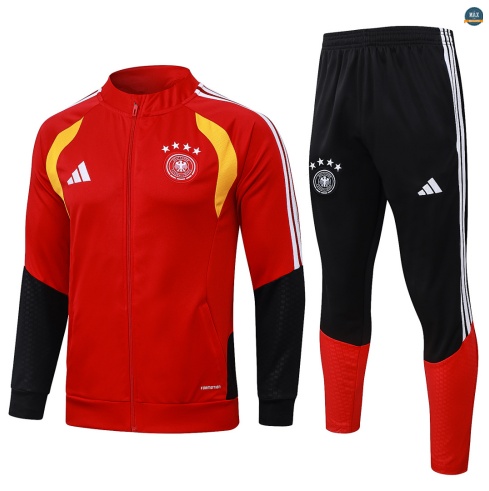 Maxmaillot:Veste Survetement Enfant foot Allemagne 2026/27 Rouge