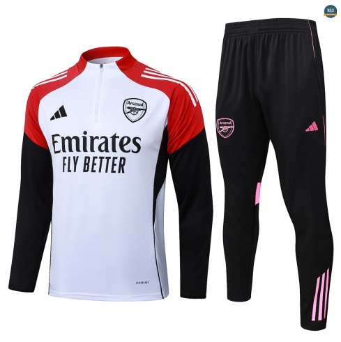 Maxmaillot:Survetement Enfant foot Arsenal 2026/27 Blanc