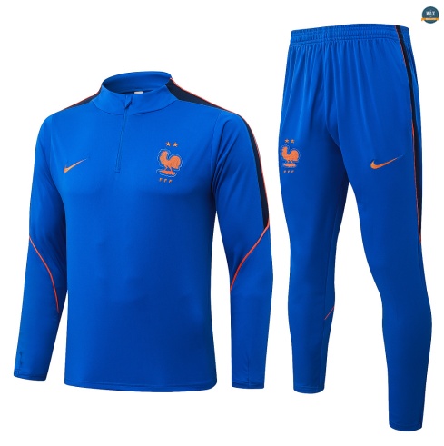 Maxmaillot:Survetement Enfant foot France 2026/27 Bleu