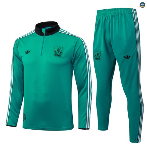Maxmaillot:Survetement Enfant foot Liverpool 2026/27 Vert