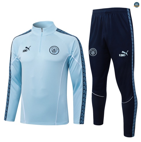 Maxmaillot:Survetement Enfant foot Manchester City 2026/27 Bleu