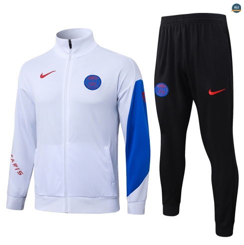 Maxmaillot:Veste Survetement Enfant foot PSG 2026/27 Blanc