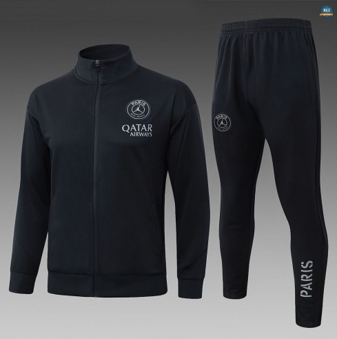 Maxmaillot:Veste Survetement Enfant foot PSG 2026/27 Noir