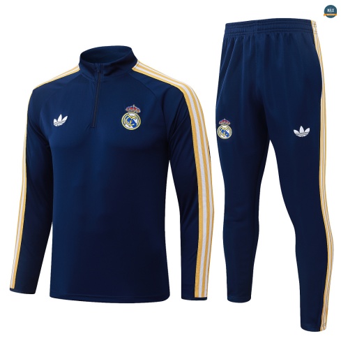 Maxmaillot:Survetement Enfant foot Real Madrid 2026/27 Bleu Marine