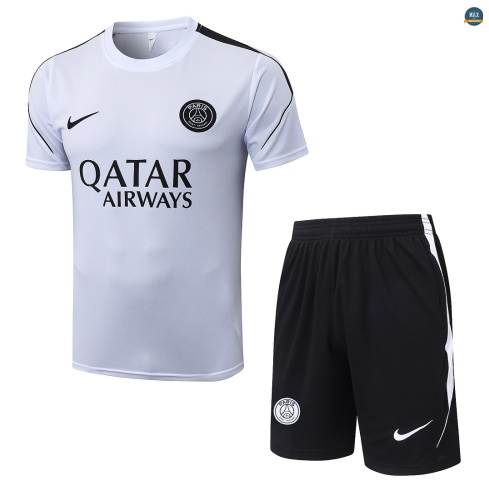 Maxmaillot:Max Maillots Training Foot PSG + Shorts 2026/27 Blanc