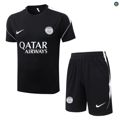 Maxmaillot:Max Maillot Training Foot PSG + Shorts 2026/27 Noir