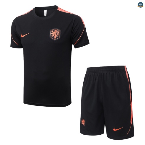 Maxmaillot:Max Maillot Training de foot Pays-Bas + Shorts 2026/27 Noir