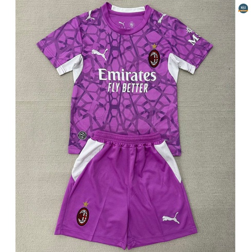 Maxmaillot:Max Maillots AC Milan Enfant Gardien De But Violet 2026/27