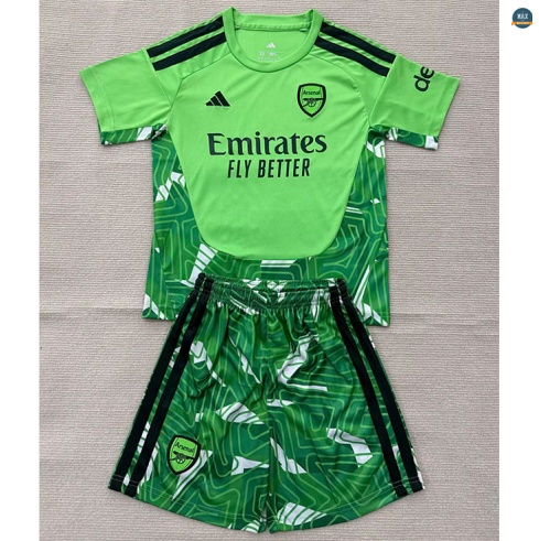 Maxmaillot:Max Maillot foot Arsenal Enfant Gardien De But Vert 2026/27