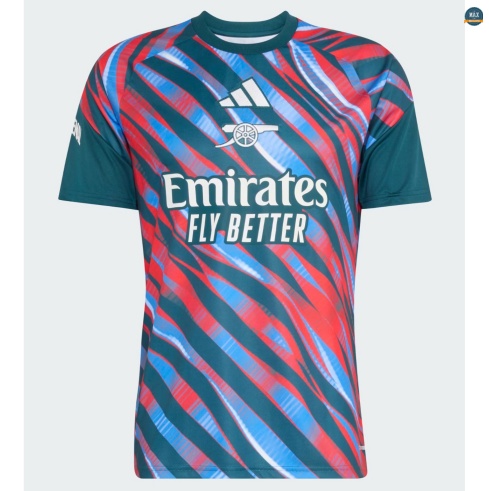 Maxmaillot:Max Maillot de foot Arsenal Pre-Match Rouge/bleu ciel 2026/27