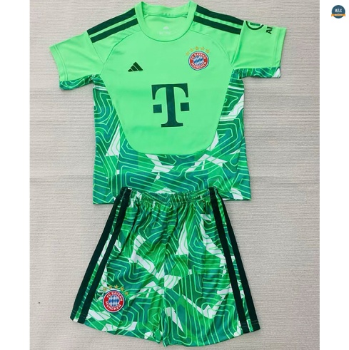 Maxmaillot:Max Maillot Bayern Munich Enfant Gardien De But Vert 2026/27