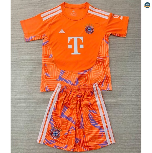 Maxmaillot:Max Maillot de foot Bayern Munich Enfant Gardien De But Orange 2026/27