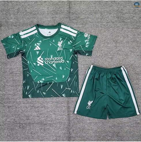 Maxmaillot:Max Maillot foot Liverpool Enfant Gardien De But Vert 2026/27