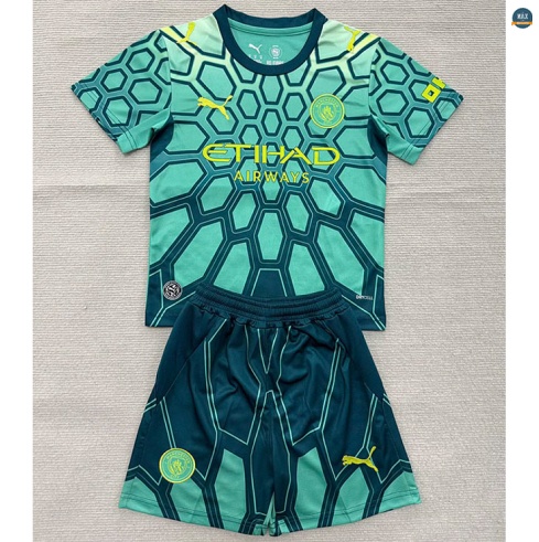 Maxmaillot:Max Maillot Manchester City Enfant Gardien De But Vert 2026/27