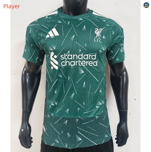 Maxmaillot:Max Maillot Player Version 2026/27 Liverpool Gardien De But Vert