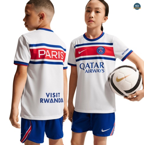 Max Maillot PSG Enfant Dri-FIT Domicile Pre-Match Blanc 2026/27 Mode‎