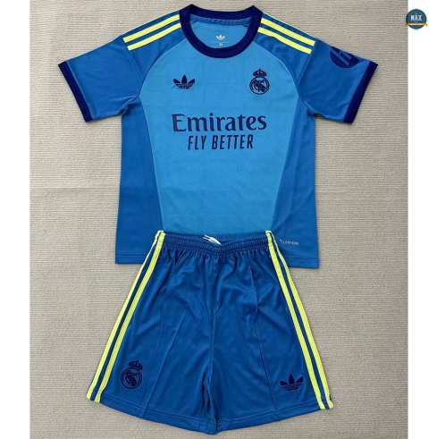 Max Maillot Real Madrid Enfant Gardien de but Bleu 2026/27 Grossiste