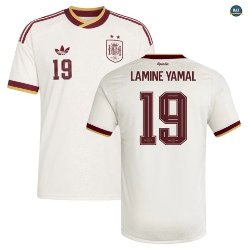 Max Maillot Espagne Exterieur Lamine Yamal 2 Etoiles 2026/27 Grossiste