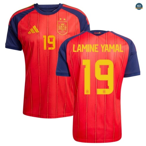 Max Maillot Espagne Domicile Lamine Yamal 2 Etoiles 2026/27 Mode‎
