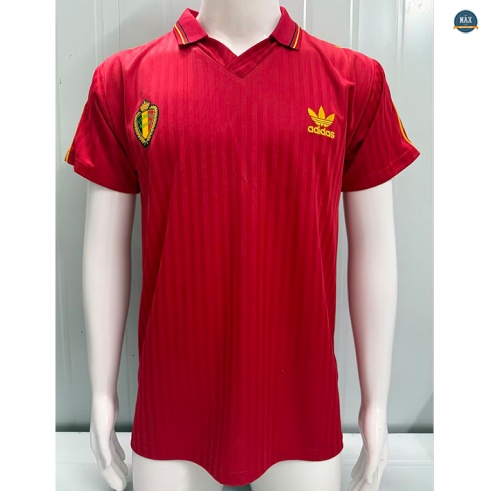 Max Maillot Retro 1990 Belgique Domicile Grossiste