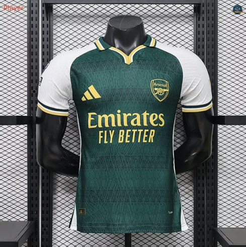 Max Maillot foot Player Version 2026/27 Arsenal Blanc/Vert