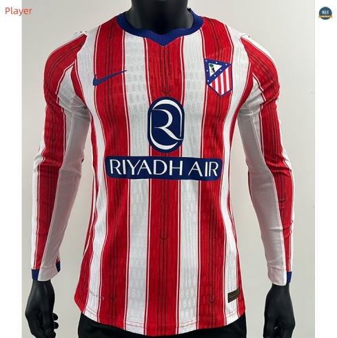Max Maillot foot Player Version 2026/27 Atletico Madrid Domicile Manche Longue