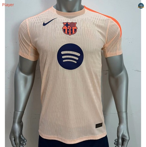 Max Maillot foot Player Version 2026/27 Barcelone Training Rose