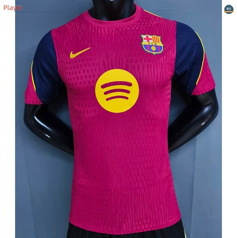 Max Maillot foot Player Version 2026/27 Barcelone Training Rouge
