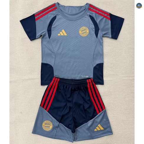 Max Maillot foot Bayern Munich Enfant Training Gris 2026/27