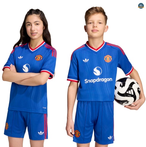 Max Maillot foot Manchester United Enfant Exterieur 2026/27