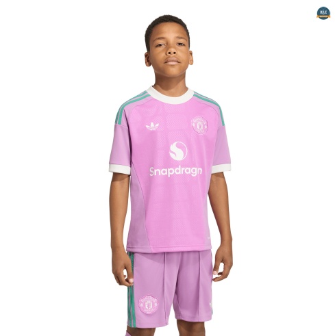 Max Maillot foot Manchester United Enfant Gardien De But Rose 2026/27